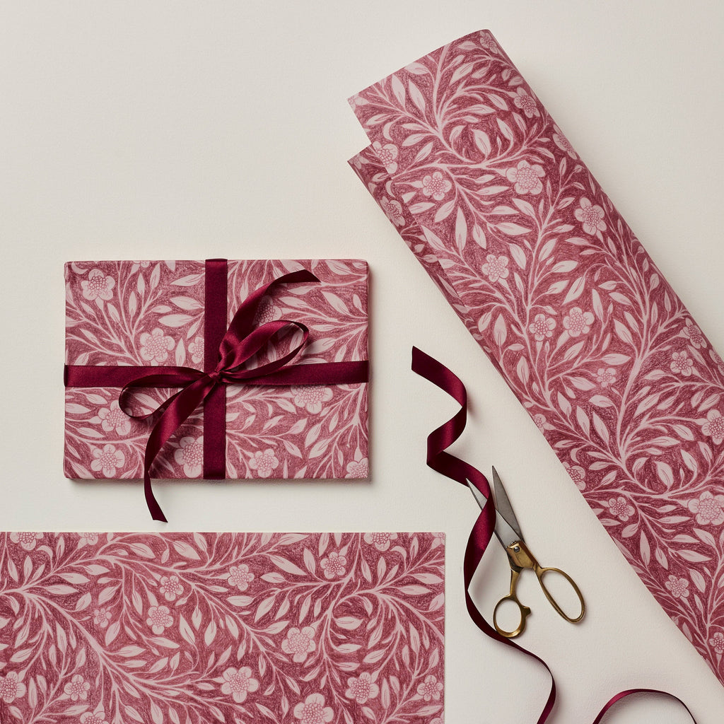 Valentine Wrapping Paper + Gift Bags